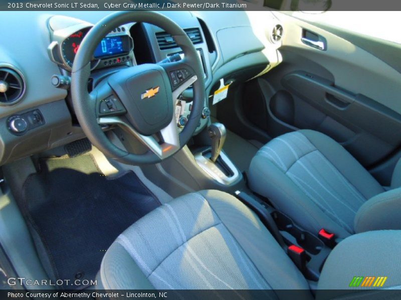 Cyber Gray Metallic / Dark Pewter/Dark Titanium 2013 Chevrolet Sonic LT Sedan
