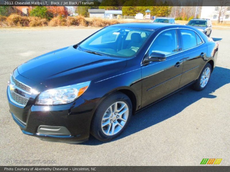 Black / Jet Black/Titanium 2013 Chevrolet Malibu LT