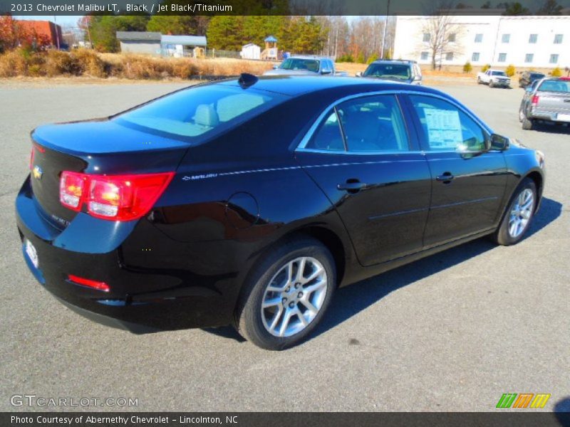 Black / Jet Black/Titanium 2013 Chevrolet Malibu LT