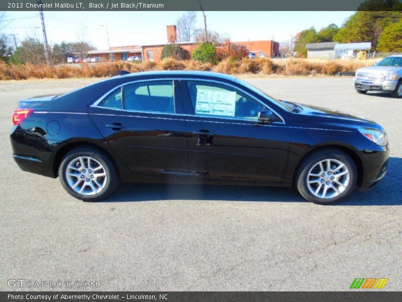 Black / Jet Black/Titanium 2013 Chevrolet Malibu LT