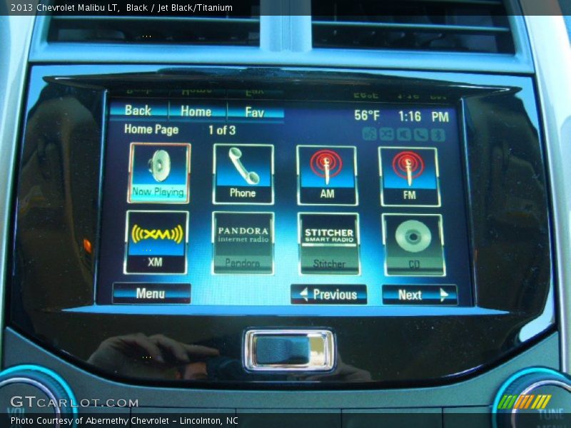 Black / Jet Black/Titanium 2013 Chevrolet Malibu LT