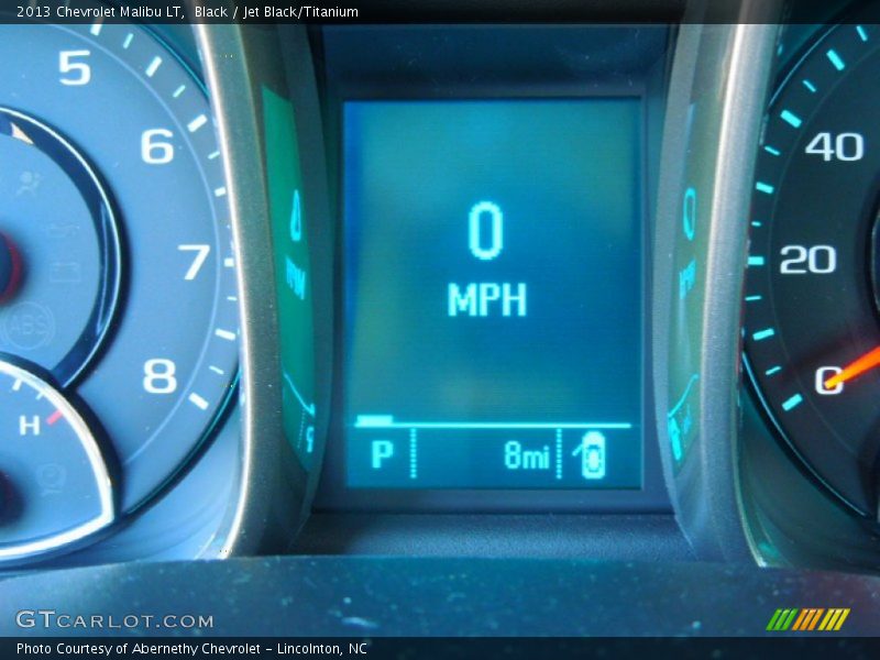 Black / Jet Black/Titanium 2013 Chevrolet Malibu LT