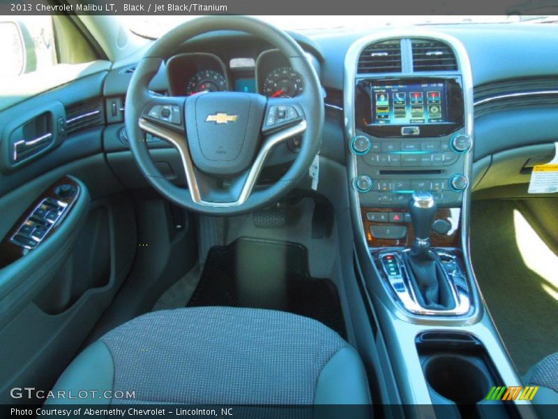 Black / Jet Black/Titanium 2013 Chevrolet Malibu LT