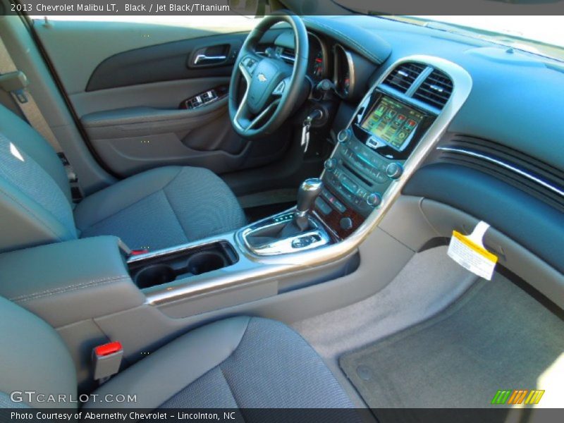 Black / Jet Black/Titanium 2013 Chevrolet Malibu LT