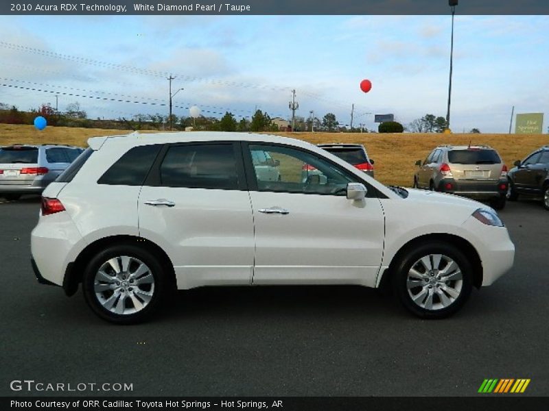 White Diamond Pearl / Taupe 2010 Acura RDX Technology