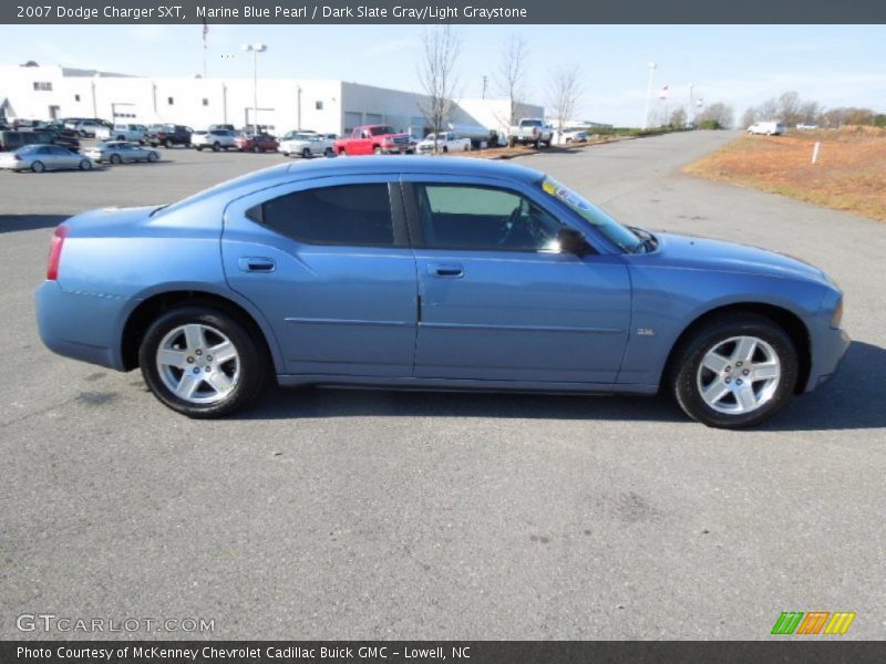 Marine Blue Pearl / Dark Slate Gray/Light Graystone 2007 Dodge Charger SXT