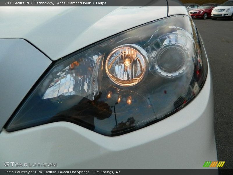 White Diamond Pearl / Taupe 2010 Acura RDX Technology