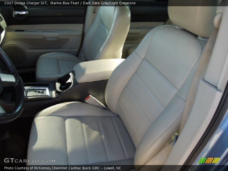 Marine Blue Pearl / Dark Slate Gray/Light Graystone 2007 Dodge Charger SXT