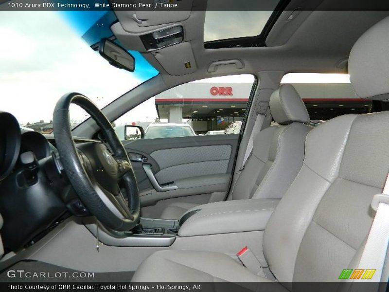 White Diamond Pearl / Taupe 2010 Acura RDX Technology