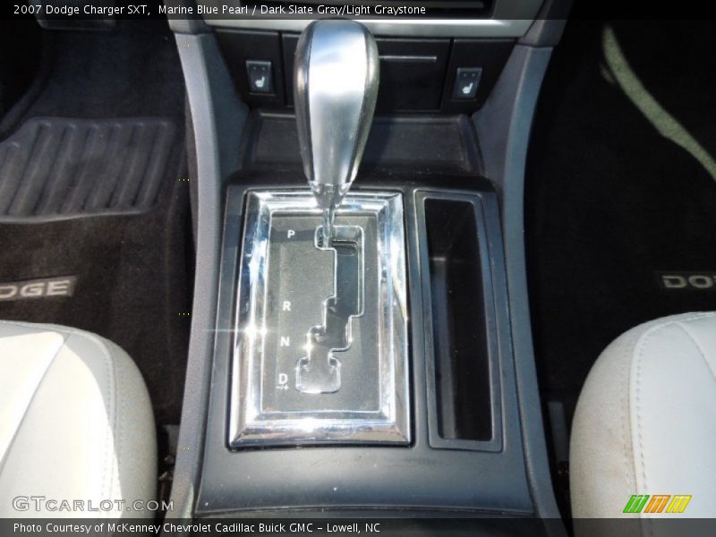 Marine Blue Pearl / Dark Slate Gray/Light Graystone 2007 Dodge Charger SXT