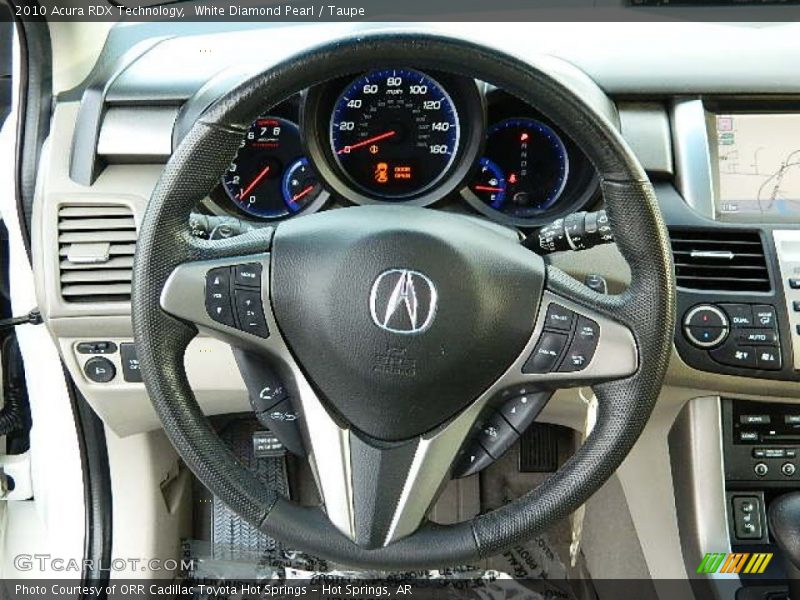 White Diamond Pearl / Taupe 2010 Acura RDX Technology