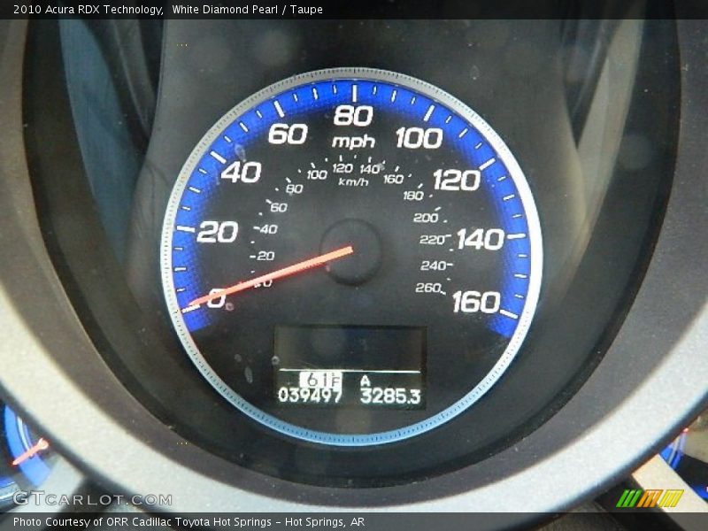 White Diamond Pearl / Taupe 2010 Acura RDX Technology