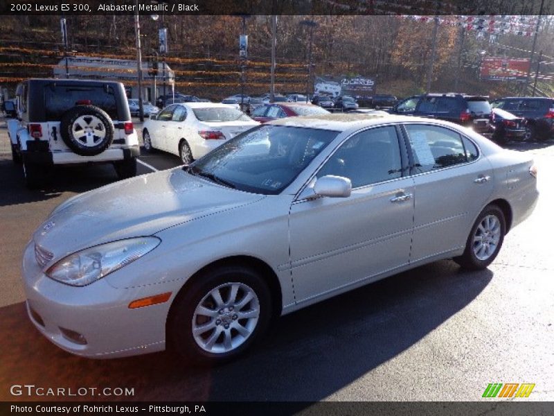 Alabaster Metallic / Black 2002 Lexus ES 300