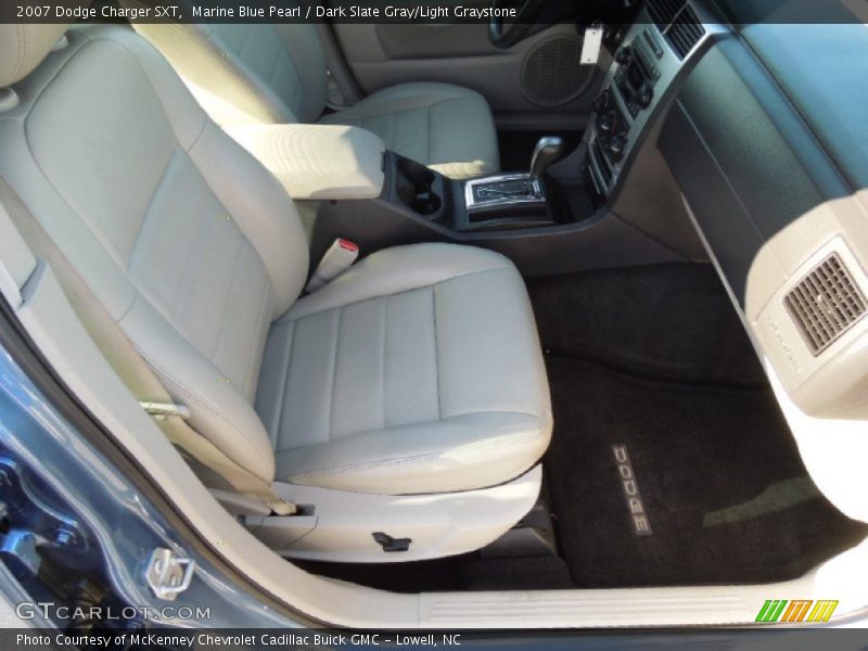 Marine Blue Pearl / Dark Slate Gray/Light Graystone 2007 Dodge Charger SXT