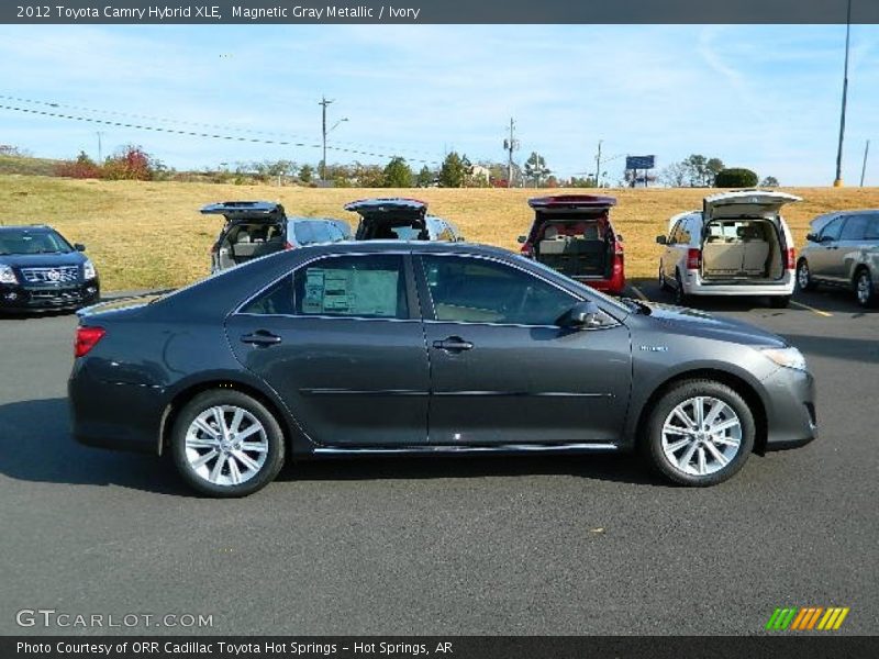 Magnetic Gray Metallic / Ivory 2012 Toyota Camry Hybrid XLE