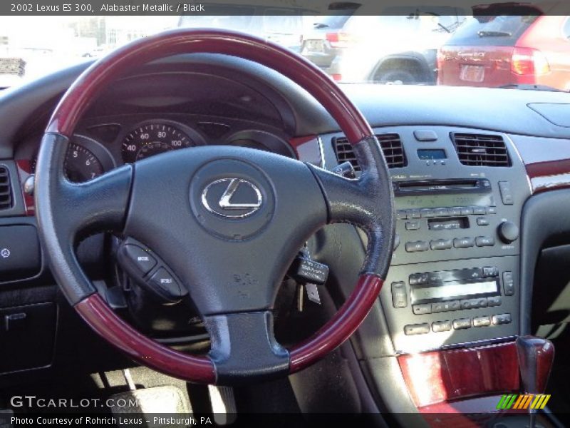 Alabaster Metallic / Black 2002 Lexus ES 300
