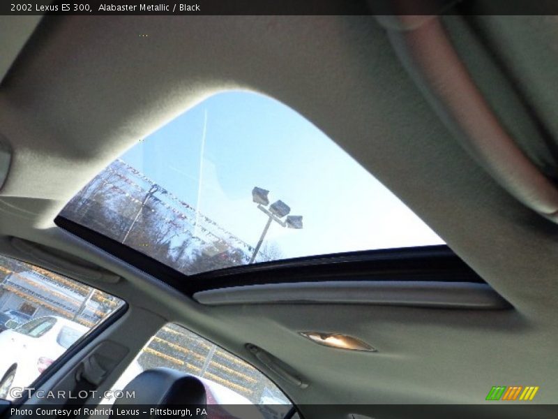 Alabaster Metallic / Black 2002 Lexus ES 300