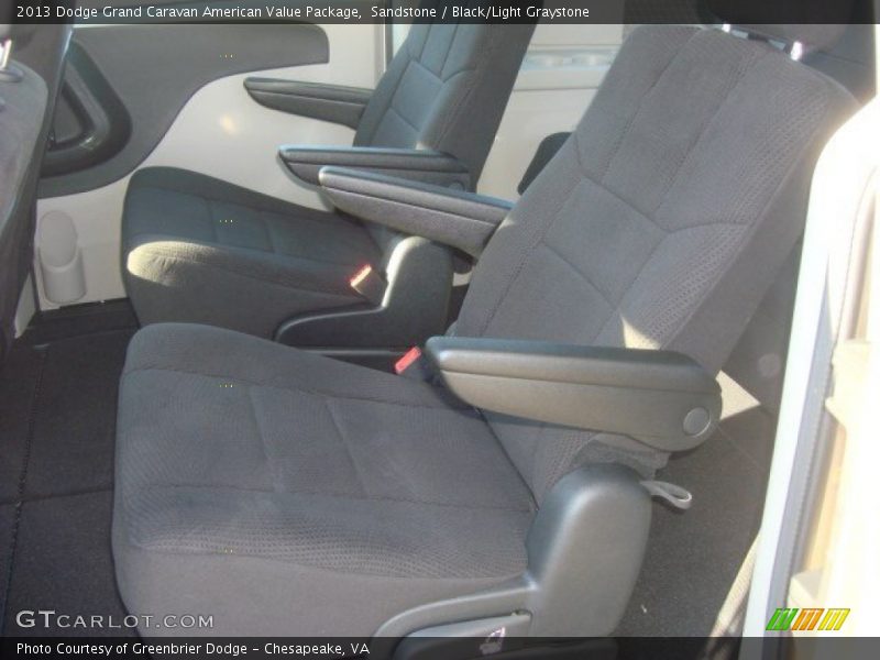 Sandstone / Black/Light Graystone 2013 Dodge Grand Caravan American Value Package