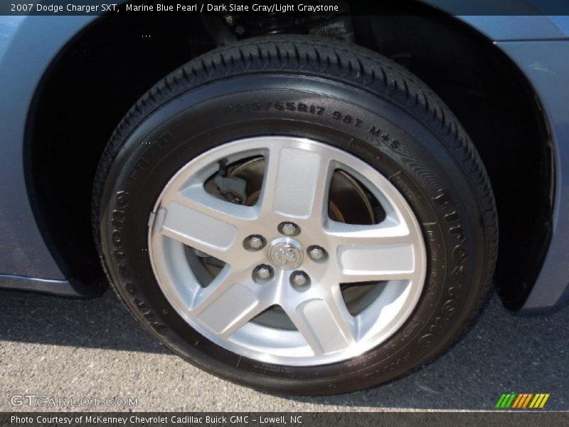Marine Blue Pearl / Dark Slate Gray/Light Graystone 2007 Dodge Charger SXT
