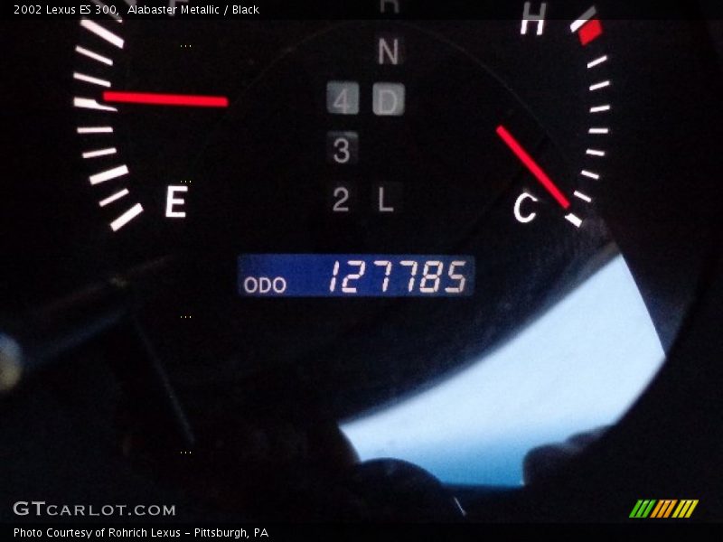 Alabaster Metallic / Black 2002 Lexus ES 300