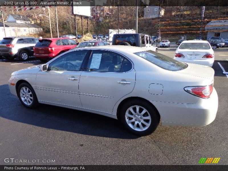 Alabaster Metallic / Black 2002 Lexus ES 300