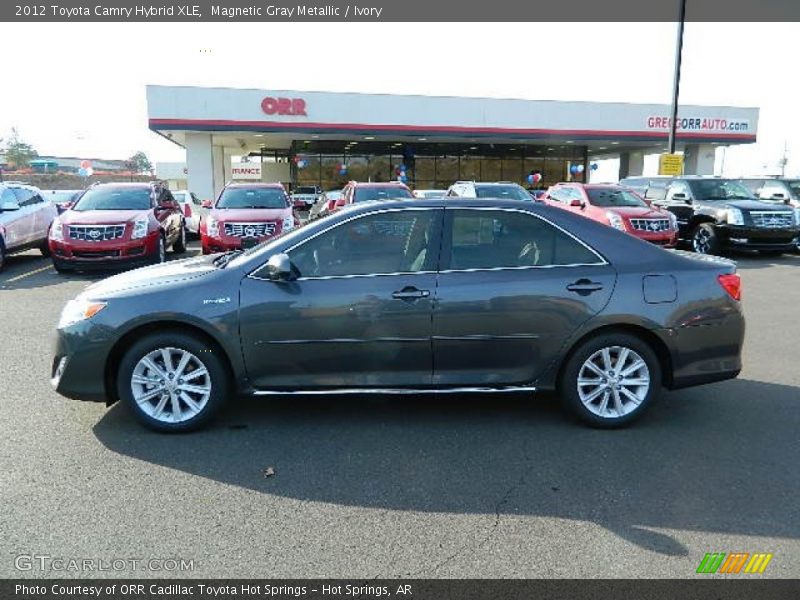 Magnetic Gray Metallic / Ivory 2012 Toyota Camry Hybrid XLE