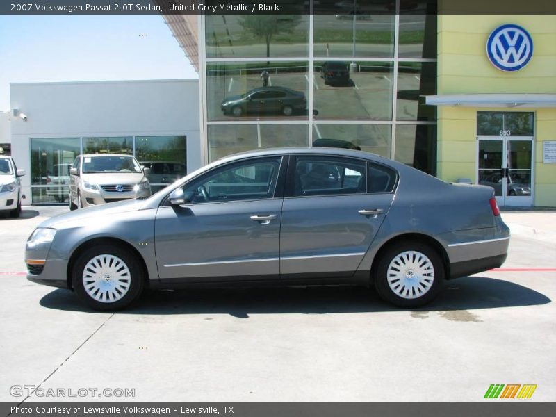 United Grey Metallic / Black 2007 Volkswagen Passat 2.0T Sedan