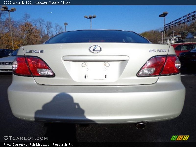Alabaster Metallic / Black 2002 Lexus ES 300