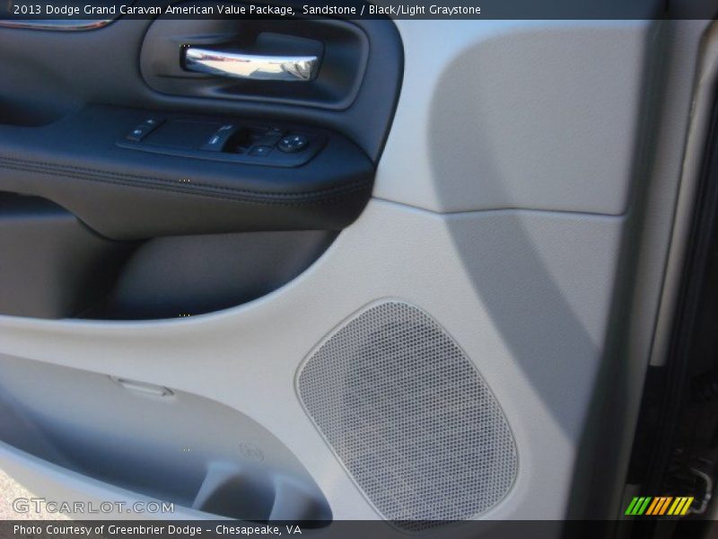 Sandstone / Black/Light Graystone 2013 Dodge Grand Caravan American Value Package