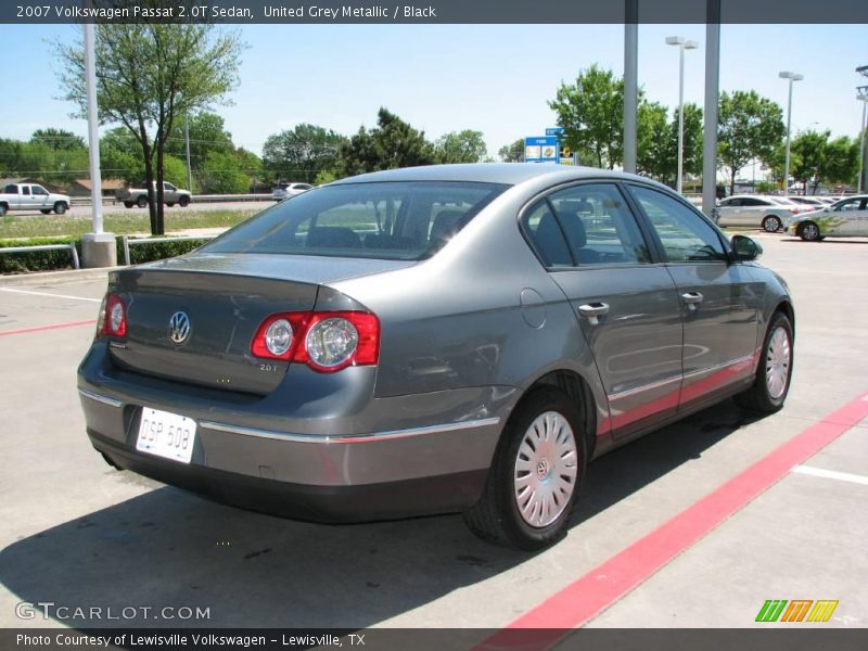 United Grey Metallic / Black 2007 Volkswagen Passat 2.0T Sedan