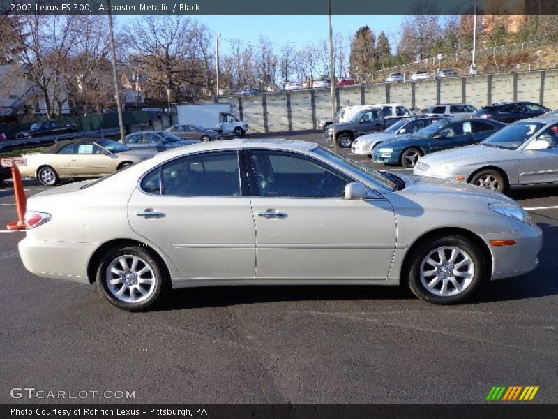 Alabaster Metallic / Black 2002 Lexus ES 300