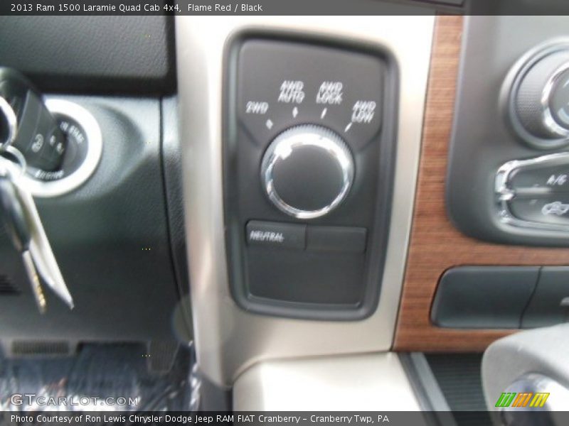 Flame Red / Black 2013 Ram 1500 Laramie Quad Cab 4x4