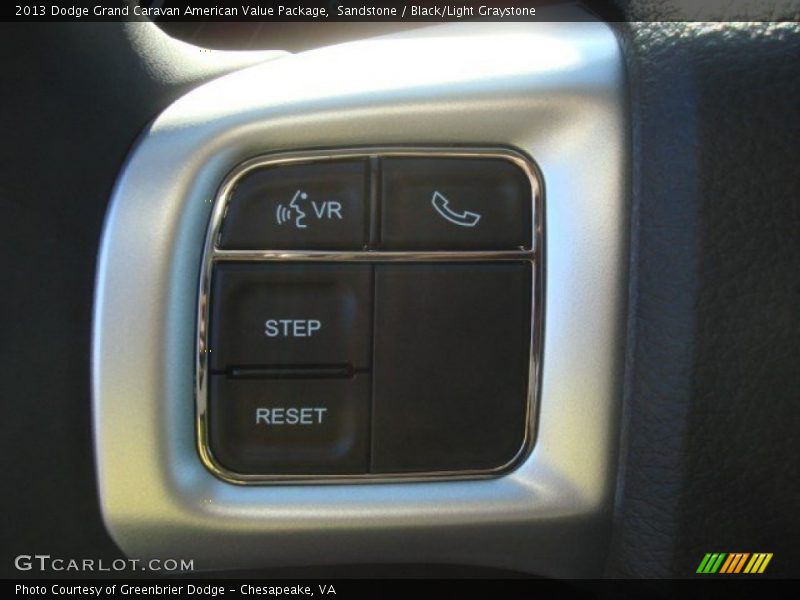 Sandstone / Black/Light Graystone 2013 Dodge Grand Caravan American Value Package