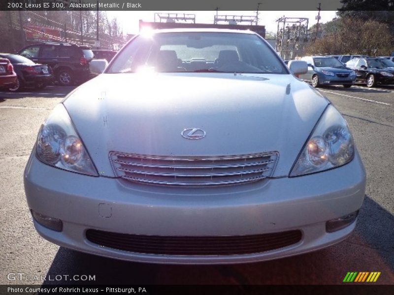 Alabaster Metallic / Black 2002 Lexus ES 300