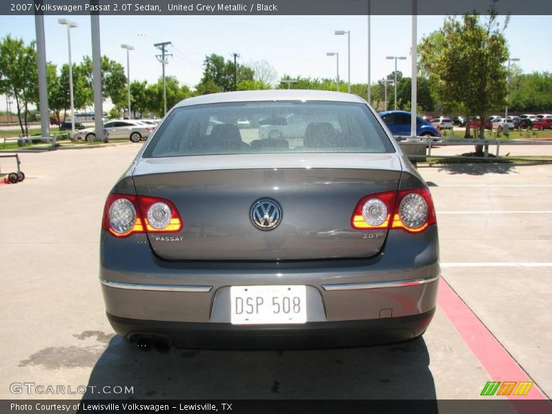 United Grey Metallic / Black 2007 Volkswagen Passat 2.0T Sedan