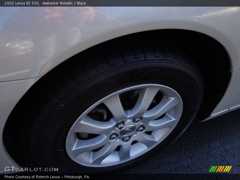 Alabaster Metallic / Black 2002 Lexus ES 300