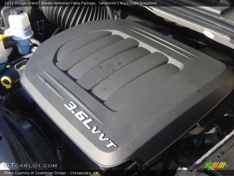 Sandstone / Black/Light Graystone 2013 Dodge Grand Caravan American Value Package