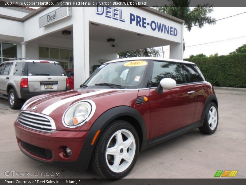 Nightfire Red Metallic / Carbon Black/Carbon Black 2007 Mini Cooper Hardtop