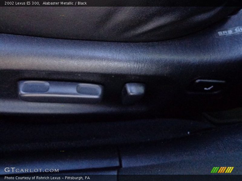Alabaster Metallic / Black 2002 Lexus ES 300