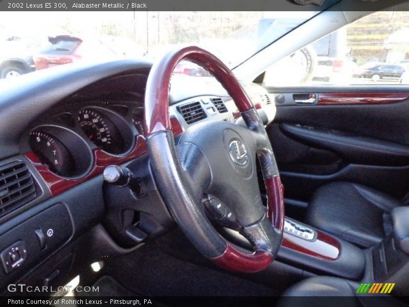 Alabaster Metallic / Black 2002 Lexus ES 300