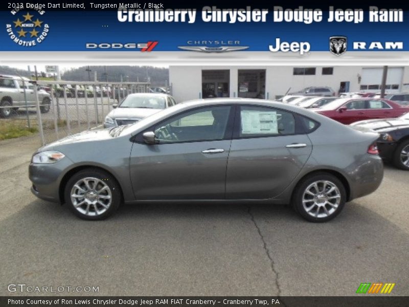 Tungsten Metallic / Black 2013 Dodge Dart Limited