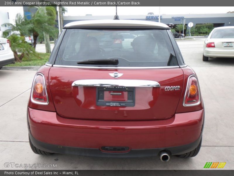 Nightfire Red Metallic / Carbon Black/Carbon Black 2007 Mini Cooper Hardtop
