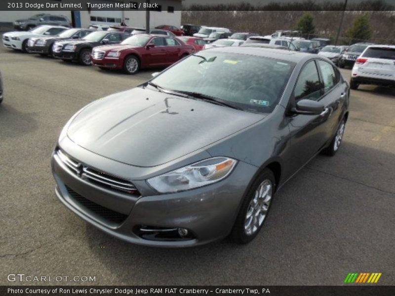 Tungsten Metallic / Black 2013 Dodge Dart Limited