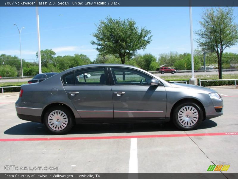 United Grey Metallic / Black 2007 Volkswagen Passat 2.0T Sedan
