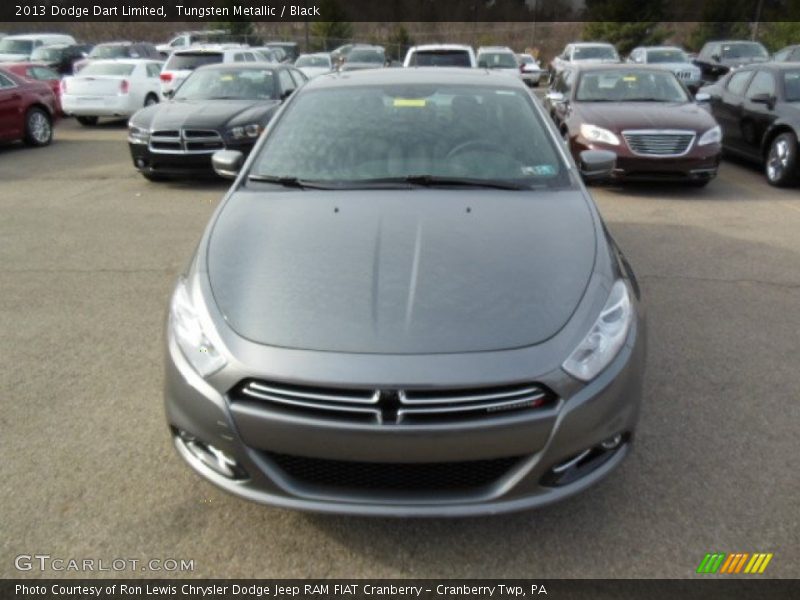 Tungsten Metallic / Black 2013 Dodge Dart Limited