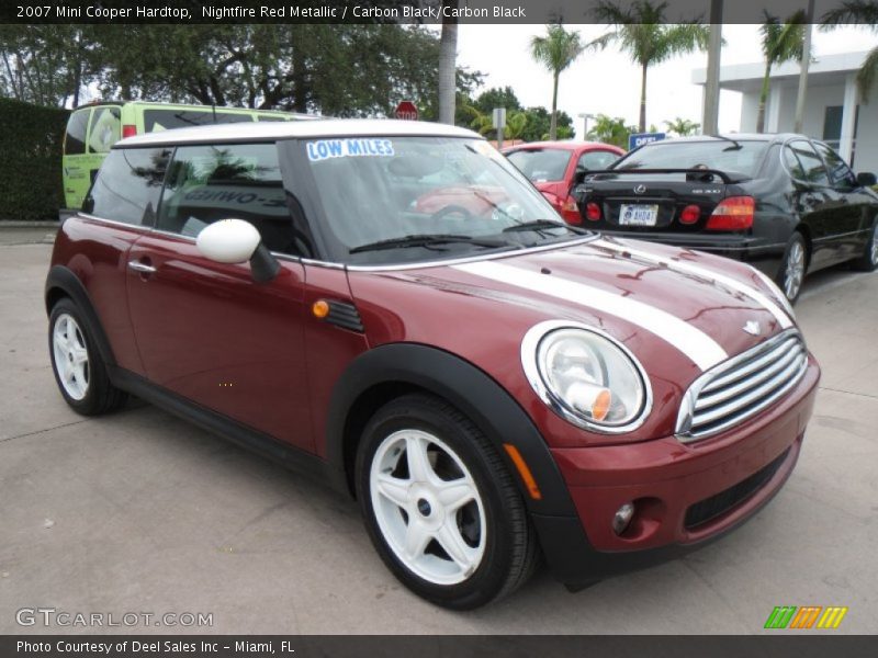 Nightfire Red Metallic / Carbon Black/Carbon Black 2007 Mini Cooper Hardtop