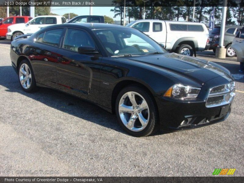 Pitch Black / Black 2013 Dodge Charger R/T Max