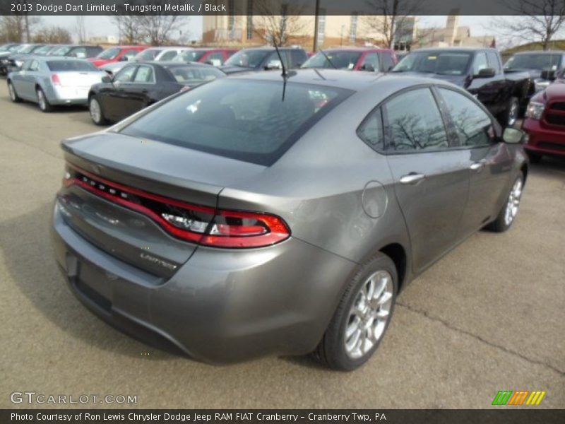 Tungsten Metallic / Black 2013 Dodge Dart Limited