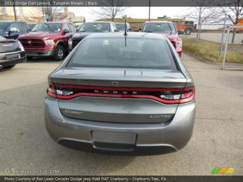 Tungsten Metallic / Black 2013 Dodge Dart Limited