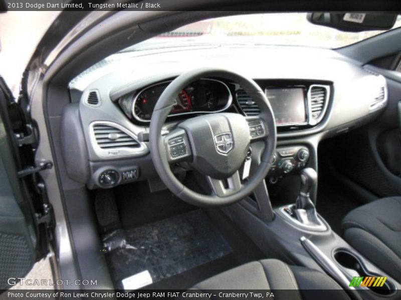Tungsten Metallic / Black 2013 Dodge Dart Limited